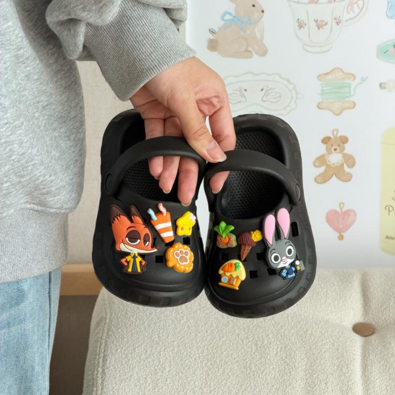 Детские Crocs "Сумасшедшие Животные" - Закрытые Нескользящие Сандалии City Beach для Мальчиков и Девочек