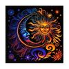 Frame Painting By Numbers For Adults Kits Diy Crafts Abstract Moon Sun Picture On Numbers Painting Kits For Diy Gift 40x40