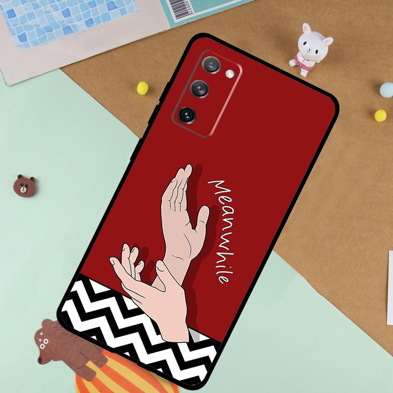 Twin Peaks Meanwhile Soft Case For Samsung Galaxy S25 Ultra S9 S10 S20 S21 S22 S23 S24 Plus S24 FE Funda Cover