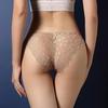 Women's Ultra-Thin Lace Panties: Sexy, Seamless, Low-Rise, Hip-Lifting Triangle Design
