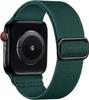 Плетеный нейлоновый эластичный ремешок для Apple Watch с регулируемой пряжкой-слайдером