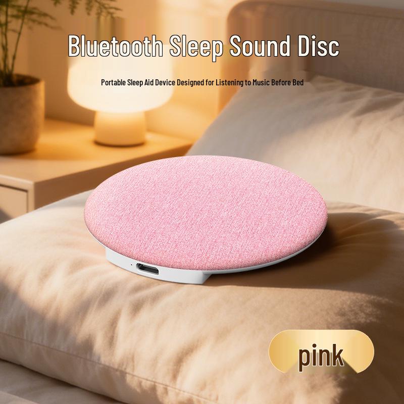Wireless Under-Pillow White Noise Speaker - Portable Mini Bedside Sound Disc