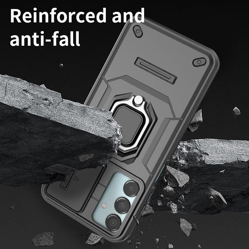 Чехол Armor для Samsung Galaxy A15 5G A25 A35 A55 A14 A34 A54 M15 M35 M55 защитный чехол кольцо магнитный держатель чехол Fundas Capa