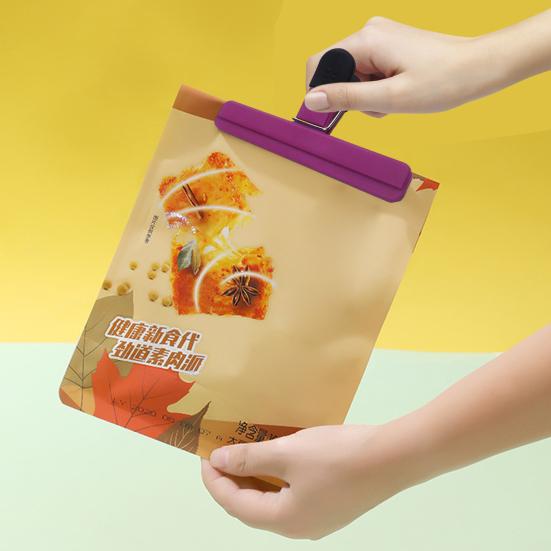 Зажимы для пищевых пакетов, сверхмощные зажимы для пакетов с чипсами для кухонных закусок, овощей, фруктов, прочный герметичный зажим для хранения продуктов питания