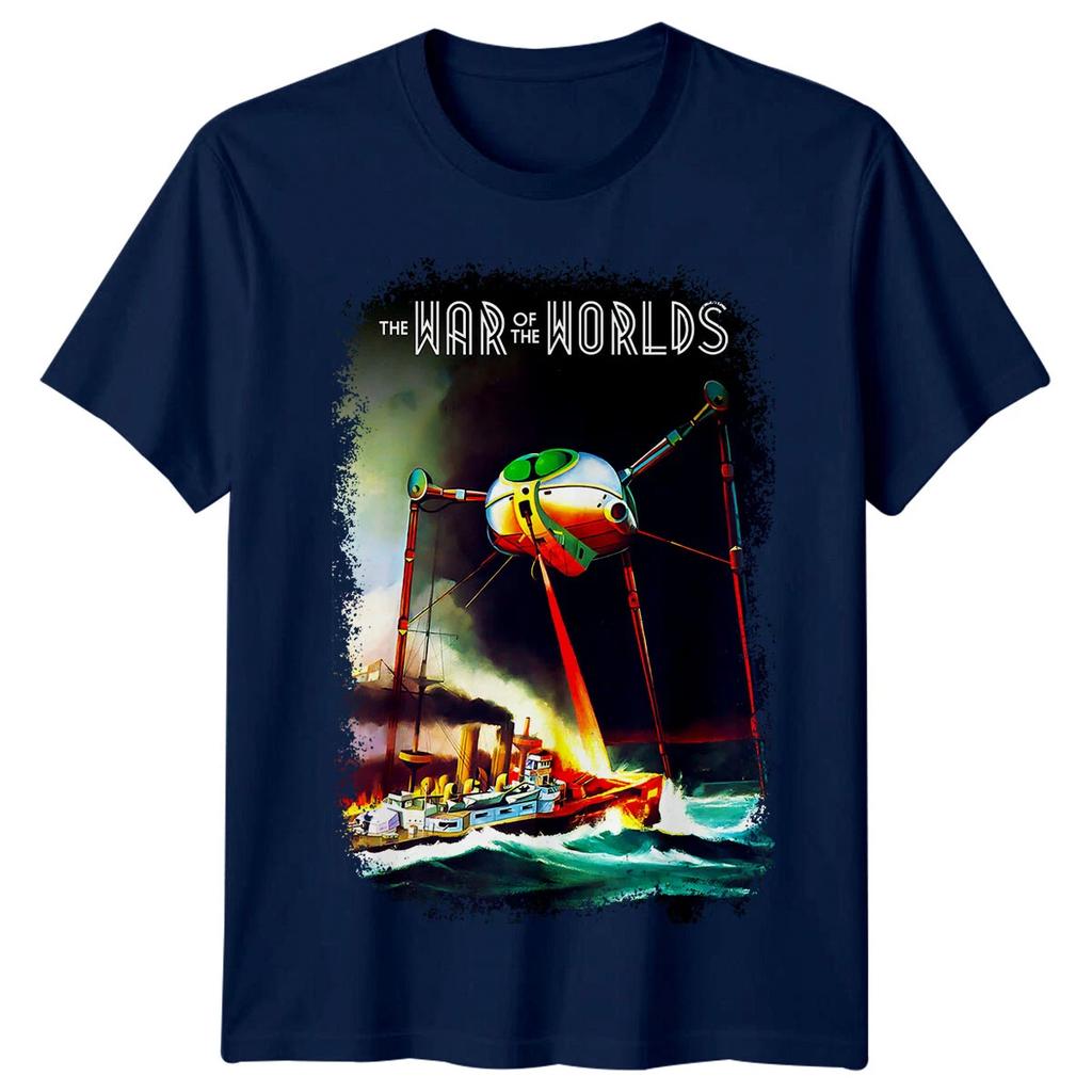 The War of the Worlds 1953 Movie T Shirt Womens Unisex Cotton Tee Casual Summer Oversized Humor Short Sleeve Streetwear Top