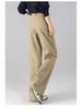 Zhengzhou Women's Curved Blade Wide-Leg Pants - Loose, Versatile Spring Fashion Pear Shape Trousers.