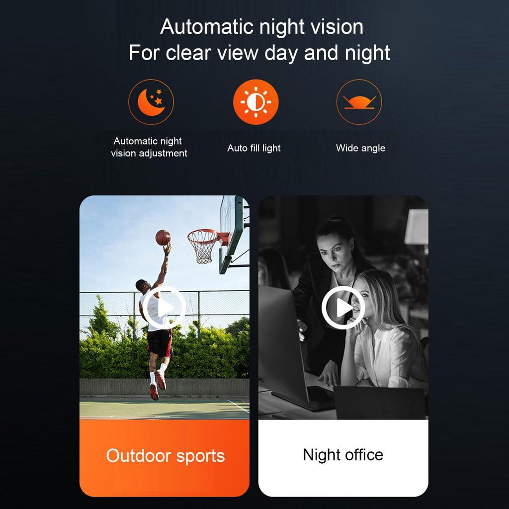 4K Mini Body WiFi Pocket Worn Wearable Small Video Recorder with Rotatable Lens and Night Vision Sports Camera Police Body Cam for Law Enforcement