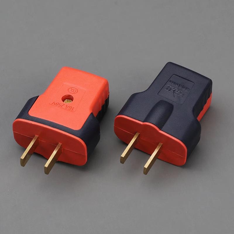 Universal High Power Two-Pin Anti-Drop Swivel Power Plug