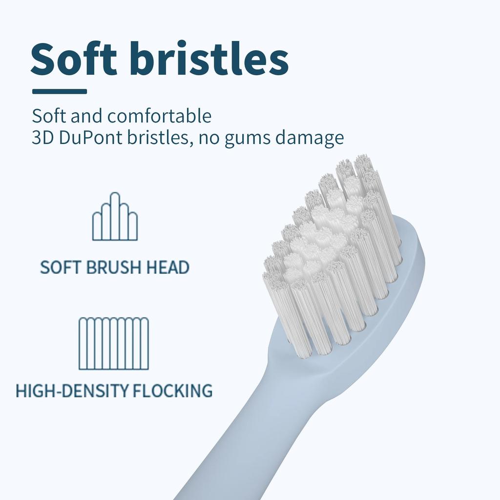 Электрическая зубная щетка для взрослых Мягкая и удобная 3D щетина DuPont 5 интеллектуальных режимов Портативная IPX7 Водонепроницаемая Интеллектуальная
