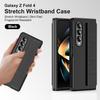 Эластичный браслет на ощупь, чехол для Samsung Galaxy Z Fold 2, 3, 4, 5 г, устойчивый к отпечаткам пальцев, защитный ремешок на запястье