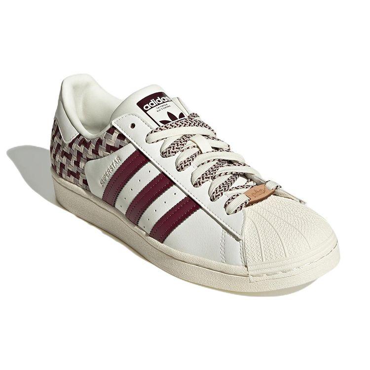 Adidas Оригинальные Superstar Модные Прочные Низкие Кеды для Скейтбординга Женские Кроссовки Светло-Фиолетовые FZ5588