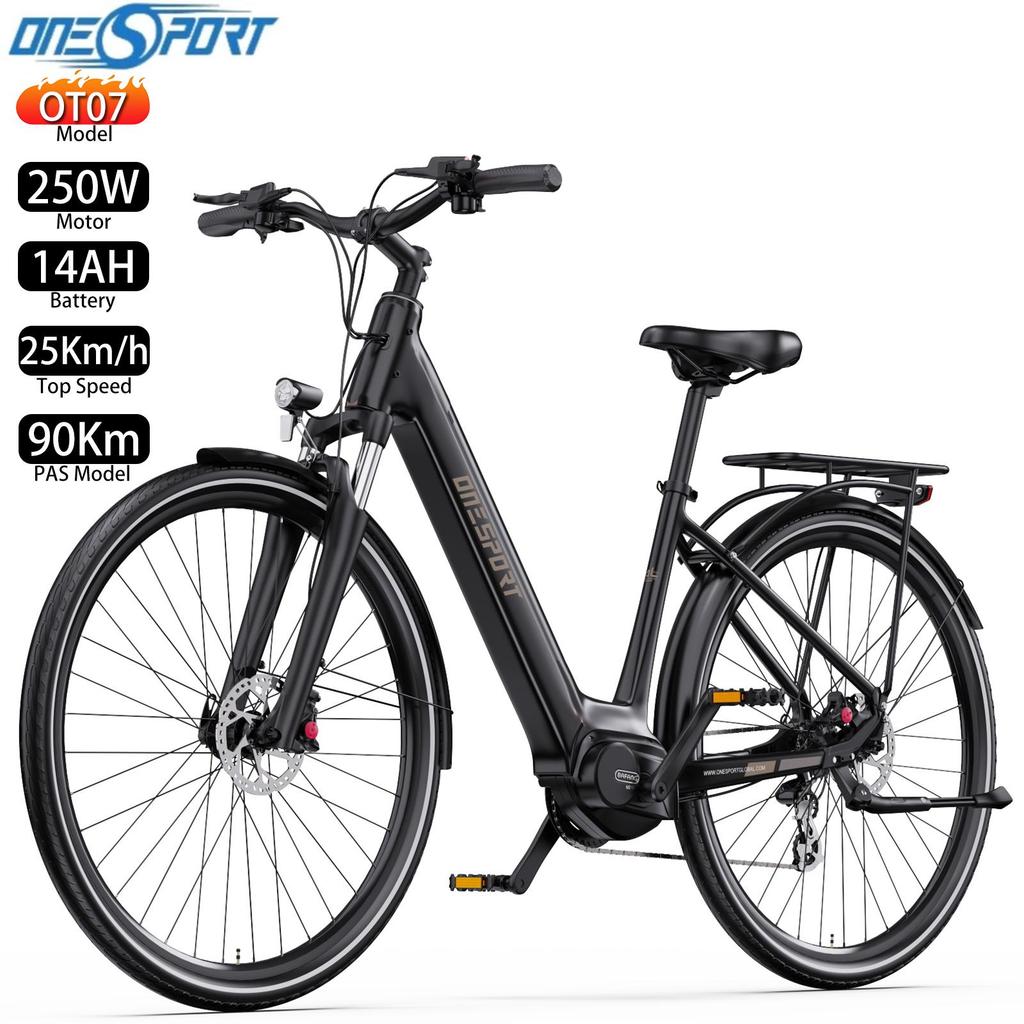 Electric Bicycle ONESPORT OT07 250W Motor City Electric Bike Top Speed 25Km/h 36V 14AH Max Range 90Km Load 120Kg