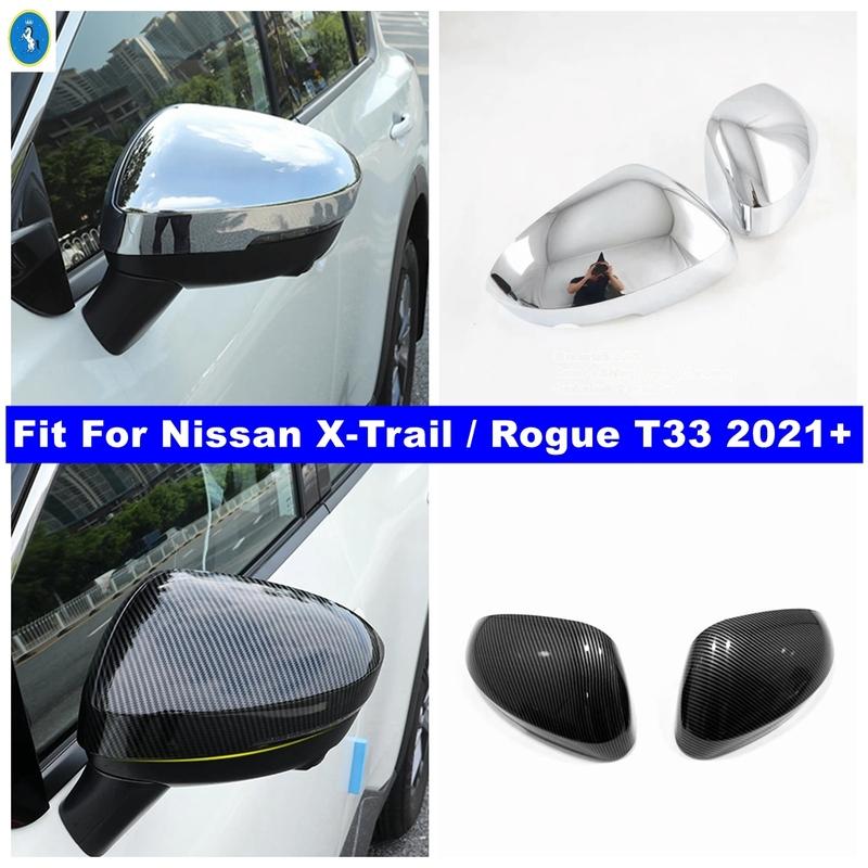 Auto Rearview Mirror Shell Rear-view Mirror Cover Trim For Nissan X-Trail X Trail / Rogue T33 - 2025 Exterior Accessories
