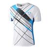 Футболка мужская с принтом в полоску 3D, летняя, быстросохнущая, для фитнеса и спорта