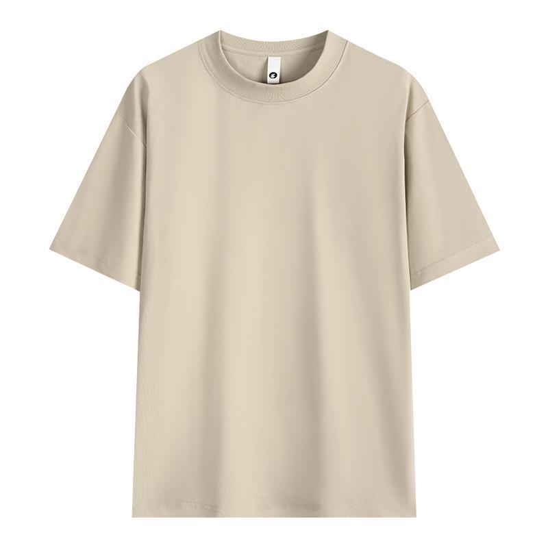 Новая мужская футболка Sorona Cool Antibacterial Quick-Dry UV Protection Single Color с коротким рукавом 250 г