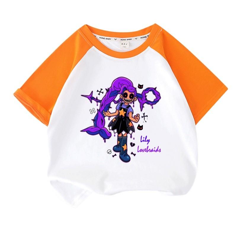 Женская повседневная футболка Lily Lovebraids с принтом и рукавами реглан