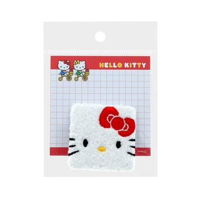 Sanrio Petit Collection Пушистый блокнот для заметок с зажимом Hello Kitty Япония НОВЫЙ