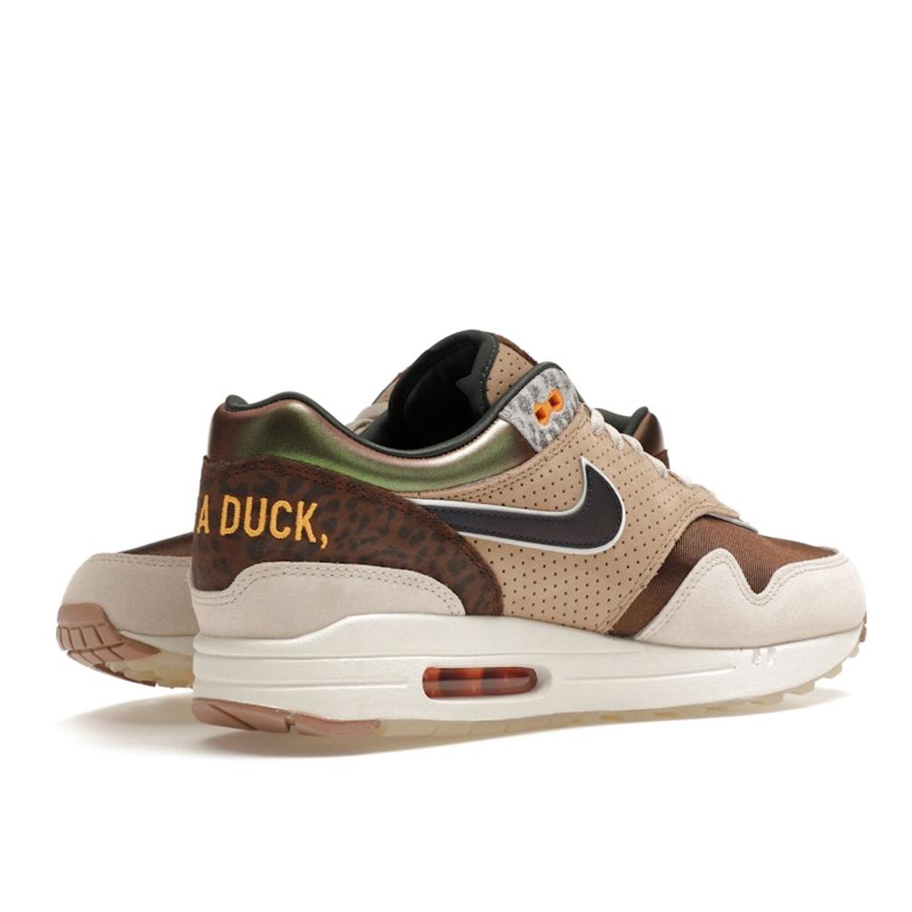 Nike Air Max 1 87 Premium University of Oregon PE Men Sneakers Tan Hemp University-Gold HQ2640-200