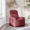 VidaXL Reclining Massage Chair Bordeaux Red Fabric, Massage Chair, Armchair, Sofa Armchair, Armchair of 4015535