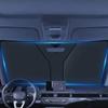 SEAMETAL Car Windshield Sun Shade Cover Front Window Sun Visor Protection Foldable Car Curtains for Summer Cooling UV RefletiveWindshield Sunshades 1