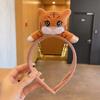 Cartoon Tiger Plush Doll Hair Hoop Hair Bands Tiger Headbands Korean Style Tiger Hair Ropes