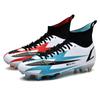 Новые футбольные бутсы, мальчиковые высокие с длинными шипами, соревновательные тренировочные бутсы для учащихся младшей и средней школы, большой размер.