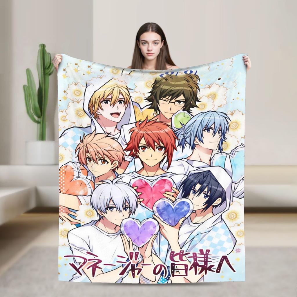 IDOLiSH7 Теплое Мягкое Одеяло Декоративное Плюшевое Постельное Белье Пледы С Принтом Домашний Декор Фланелевое Покрывало Чехол для Дивана-Кровати