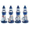 Marine Decor Watchtower Model Wooden Lighthouse Craft Exquisite Lighthouse Ornament