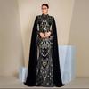 Elegant Cross-Border Sequin Long-Sleeve Evening Dress for Women