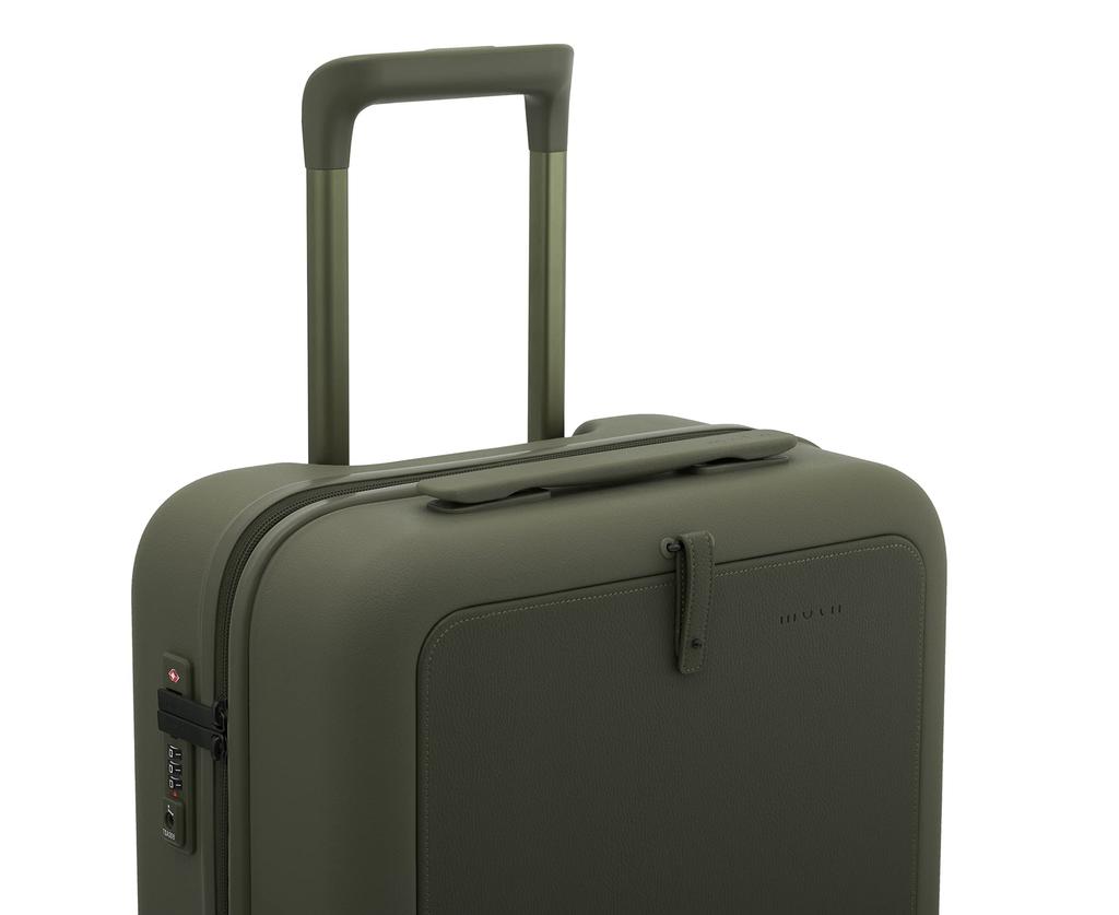 Suitcase Carry Case TSA Lock Zipper Type 33L PC Pocket Moss [Morun] Small+ Carry-on