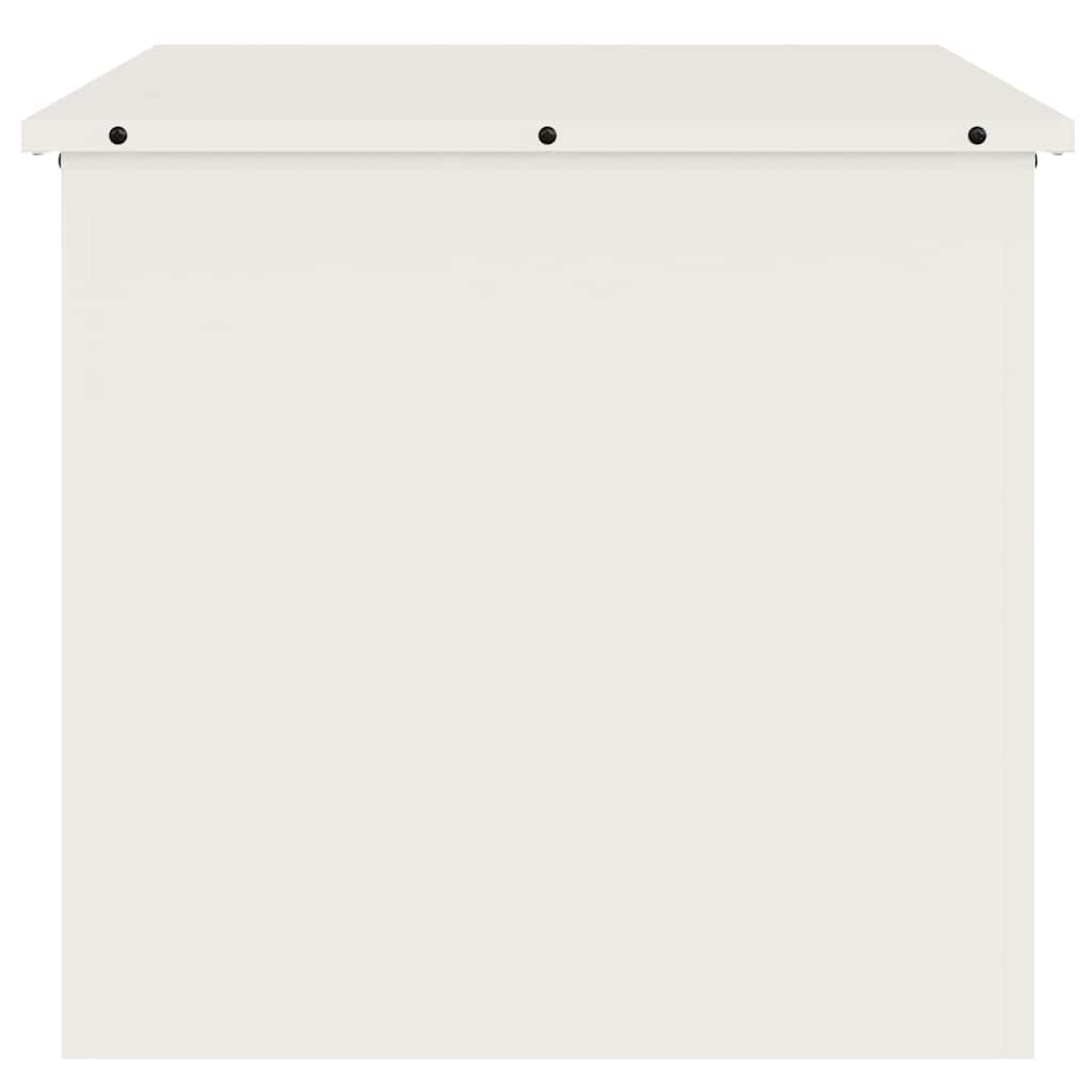 Outdoor Storage Box White 55 x 50.5 x 50 cm Steel
