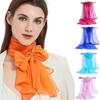 Luxury Brand Designer Beach Scarf Sunscreen Simulation Silk Scarf  For Summer Women Accessories