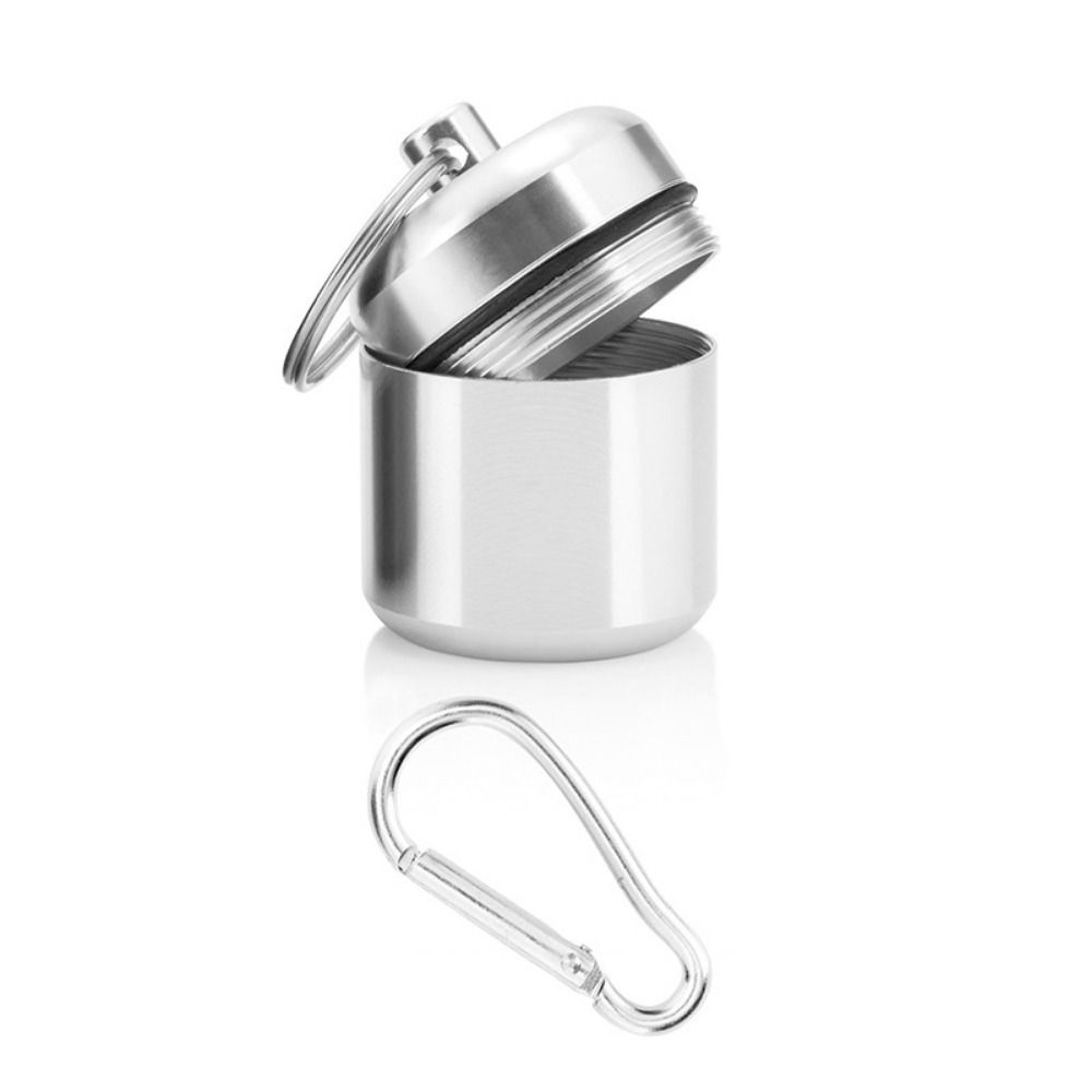 Новая маленькая таблетница Мини-контейнер для лекарств Держатель для таблеток Брелок Футляр для таблеток Альпинизм