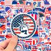 50 Stars And Stripes Independence Day Stickers American Flag Election Personality Graffiti Stickers