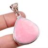Подвеска из натурального розового опала, ручная работа, из стерлингового серебра 925 пробы, 2 дюйма, E2y56