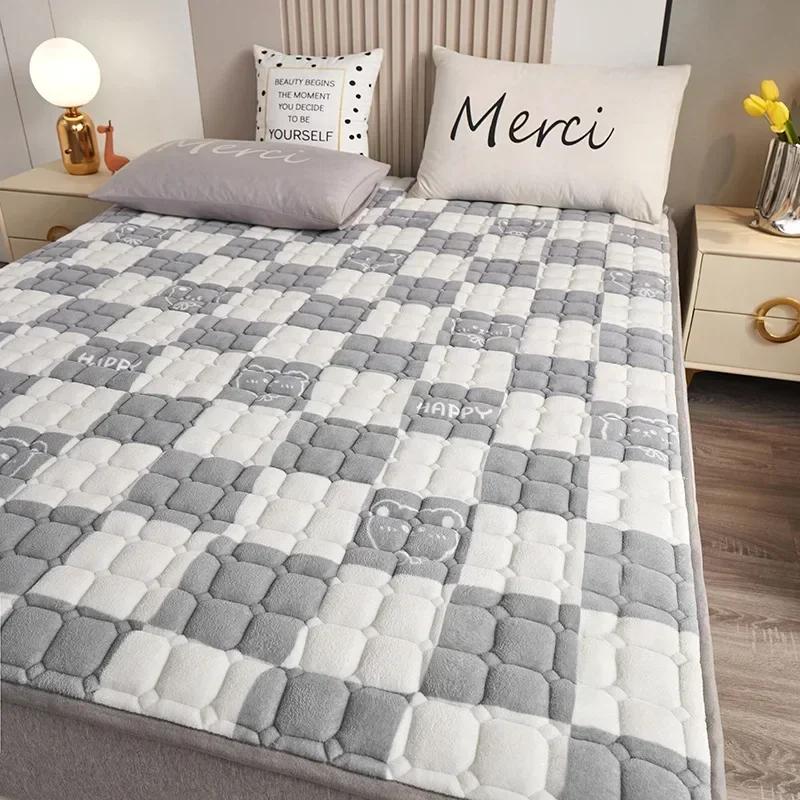 100% водонепроницаемые матрасы ультратонкий складной хлопковый матрас для кровати складной татами спальня отель для односпальной кровати двойной мульти двуспальная кровать размера «king-size»