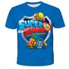 1-14 Years Super Zings Children Short Sleeve T-shirts Clothing Boys Girls Cartoon Casual Tshirts Clothes Unisex Cute Fashion Tee