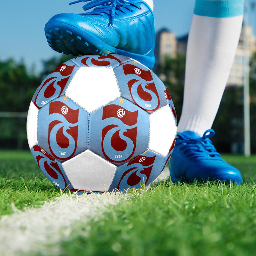 1PC SK Trabzonspor size 5 soccer ball PrahaIndoor Soccer Ball Colorful All Ages Machine Stitched PVC Competition Ready Durable High-Bounce