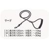 Petio Porta Size L Leash, Black,