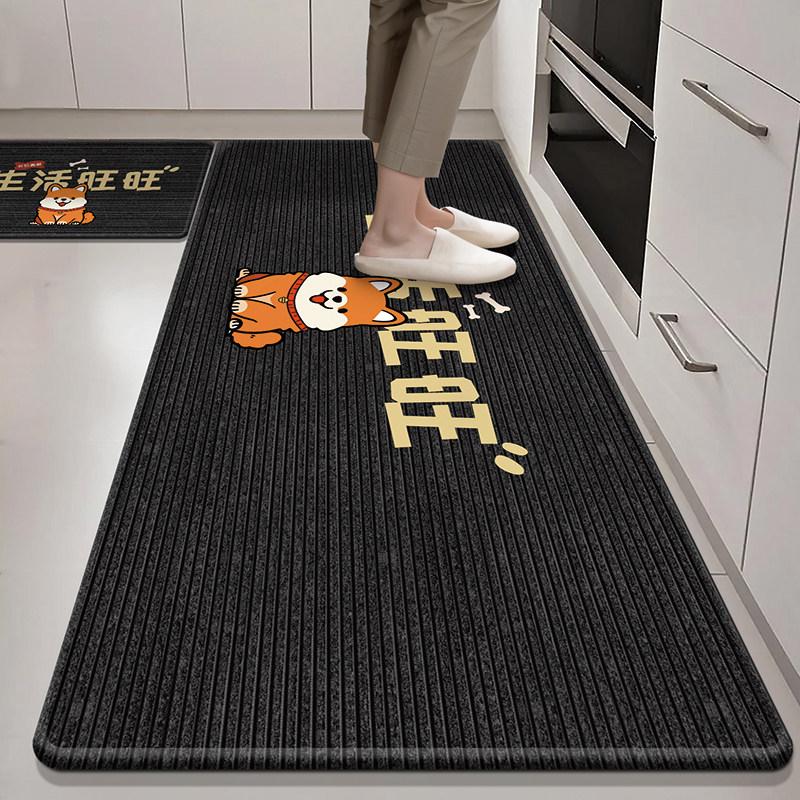 Kitchen Floor Mat - Anti-oil, Washable, Non-wearing Carpet Pad. Home Use. Absorbs Water and Oil. Resistant To Dirt. New Style.
