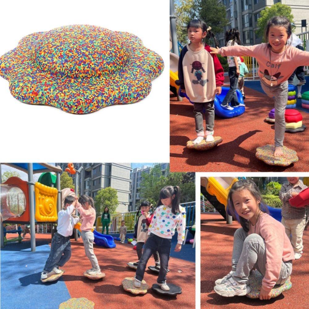 Тренировка равновесия Цветочная балансировочная доска Противоскользящая детская игрушка Интересные занятия для родителей и детей Главная