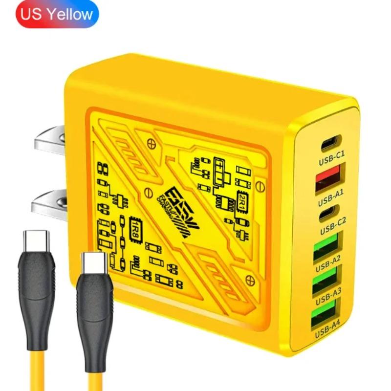 65 Вт USB зарядное устройство Type C кабель для быстрой зарядки QC3.0 дорожные зарядные устройства для iPhone Samsung Xiaomi адаптер для мобильного телефона EU US UK вилка