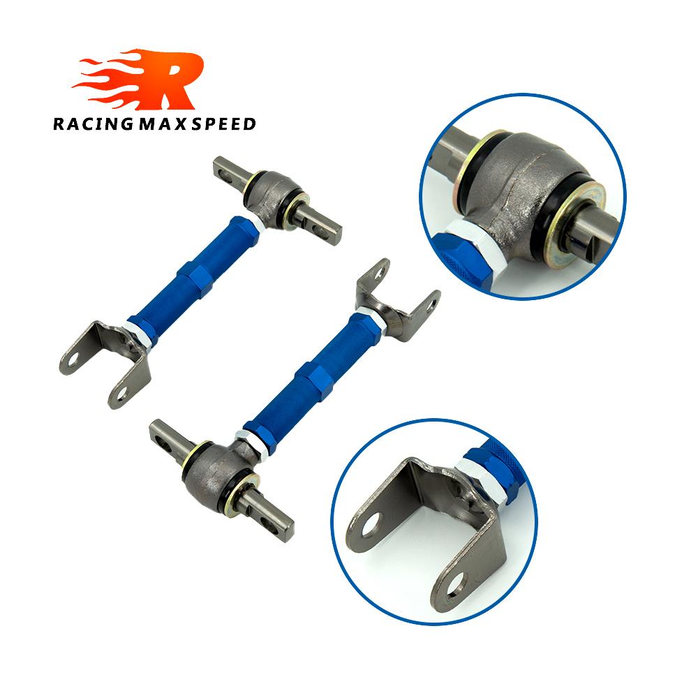 1Pair REAR Adjustable Racing Rear Suspension Camber Control Arms Kit For Honda Civic EP3 TYPE R DC5 ES1 EP2 SPORT