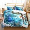 Pop Game Genshin Impact Duvet Cover Set UK Single Double Queen US Twin Full King Size Animal Bedwear