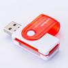 Универсальный USB-кардридер 4-в-1, USB 2.0, адаптер для карт SD, Micro SD, TF, MS, M2 для компьютера, мобильного телефона Android