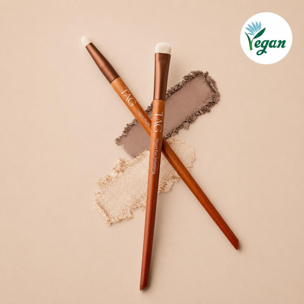 TAG Vegan Blending Brush Duo Makeup Brush Set