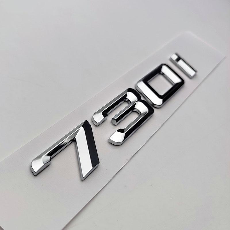 3D ABS Chrome логотип 730i 740i 750i 760i эмблема автомобиля значок багажник наклейка надпись Stikcers аксессуары