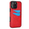For iPhone 16 Pro Case Card Slot Slim-Fit PU+TPU Mobile Cover