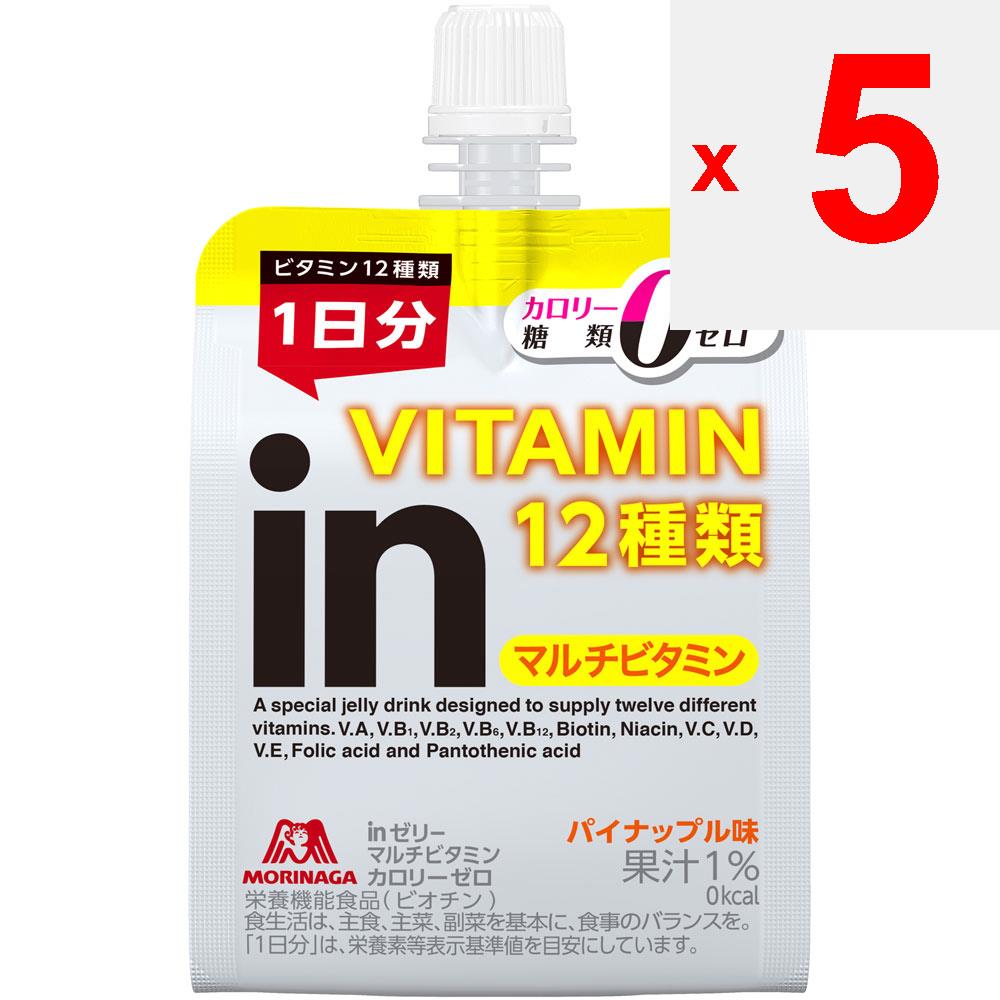 Morinaga Seika In Jelly Multivitamin with Zero Calories 180g Wider In Jelly Cheer Pack Wider In Jelly