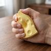 Портативный Супер Мягкий Сжатый Кубик Сыра Снятие Тревоги Желтый Сыр Защипывание Разминание Удобный Сырный Стресс-Мяч Офис